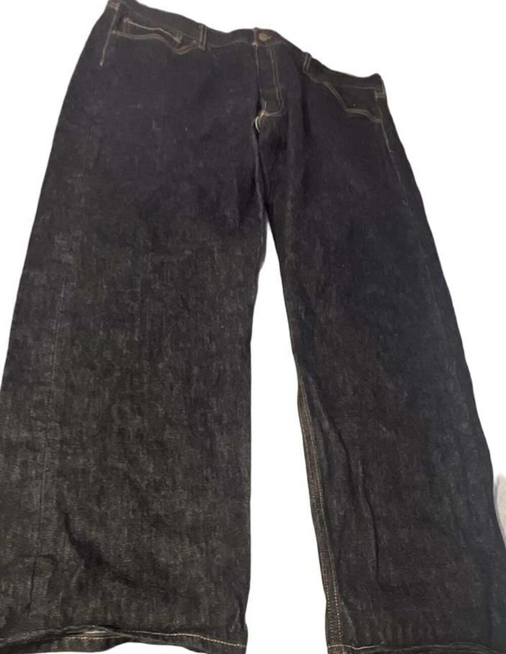 Vintage Black Levis Denim Straight Leg Jeans